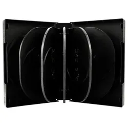 MediaRange BOX18 CD-Hülle DVD-Hülle 12 Disks Schwarz