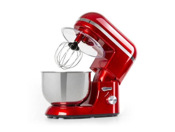 Klarstein Küchenmaschine, 1800 W, 5.2 l Schüssel, Knetmaschine Teigmaschine Teigknetmaschine Rührmaschine Standmixer