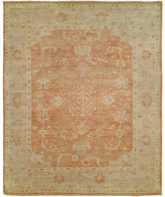 KALATY Traditional Multi-Colored Hand-Knotted Wool Area Rug
