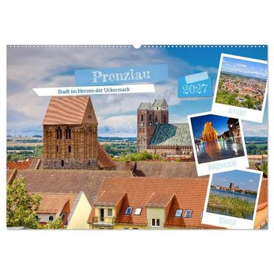 Prenzlau - Stadt im Herzen der Uckermark (Wandkalender 2027 DIN A2 quer), CALVENDO Monatskalender