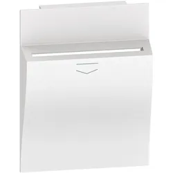 Legrand KW22M2 LivingNow 2-modulige Abdeckung für Hotel-Card-Schalter in der Farbe White