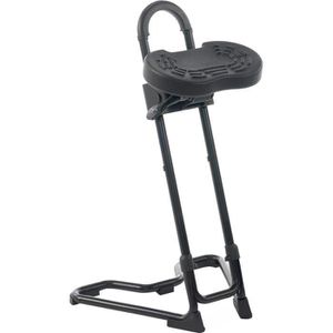 meychair Stehhilfe Futura Komplex, AF6-PU9, PU-Schaum, schwarz, Sitzhöhe 61-86 cm