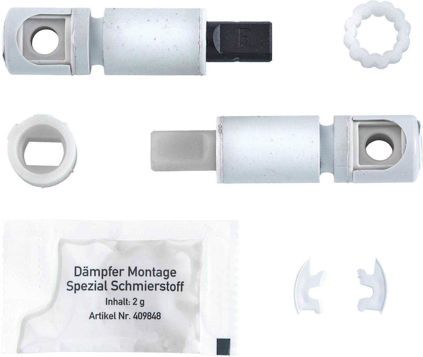 Duravit damper set for toilet seat 1004500000