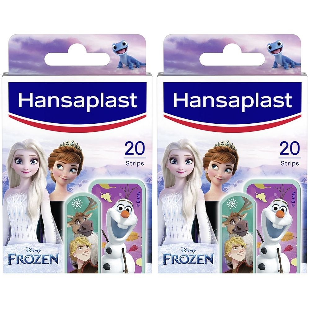 2x Hansaplast Kinder Pflasterstrips Frozen 2x20 St Pflaster
