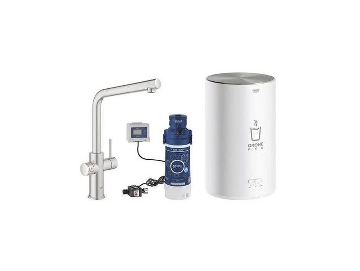 Grohe Küchenarmatur Red Duo L-Auslauf Boiler M