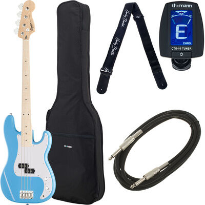 Squier Sonic Precision Califor Bundle California Blue