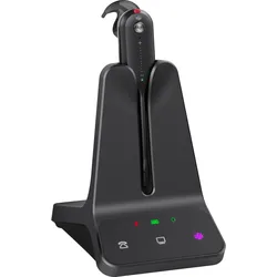 Yealink WH63 Teams (Kabellos, USB-C, Microsoft Teams), Office Headset, Schwarz