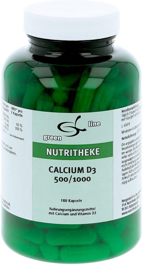 Calcium D3 500/1000 Kapseln 180stk