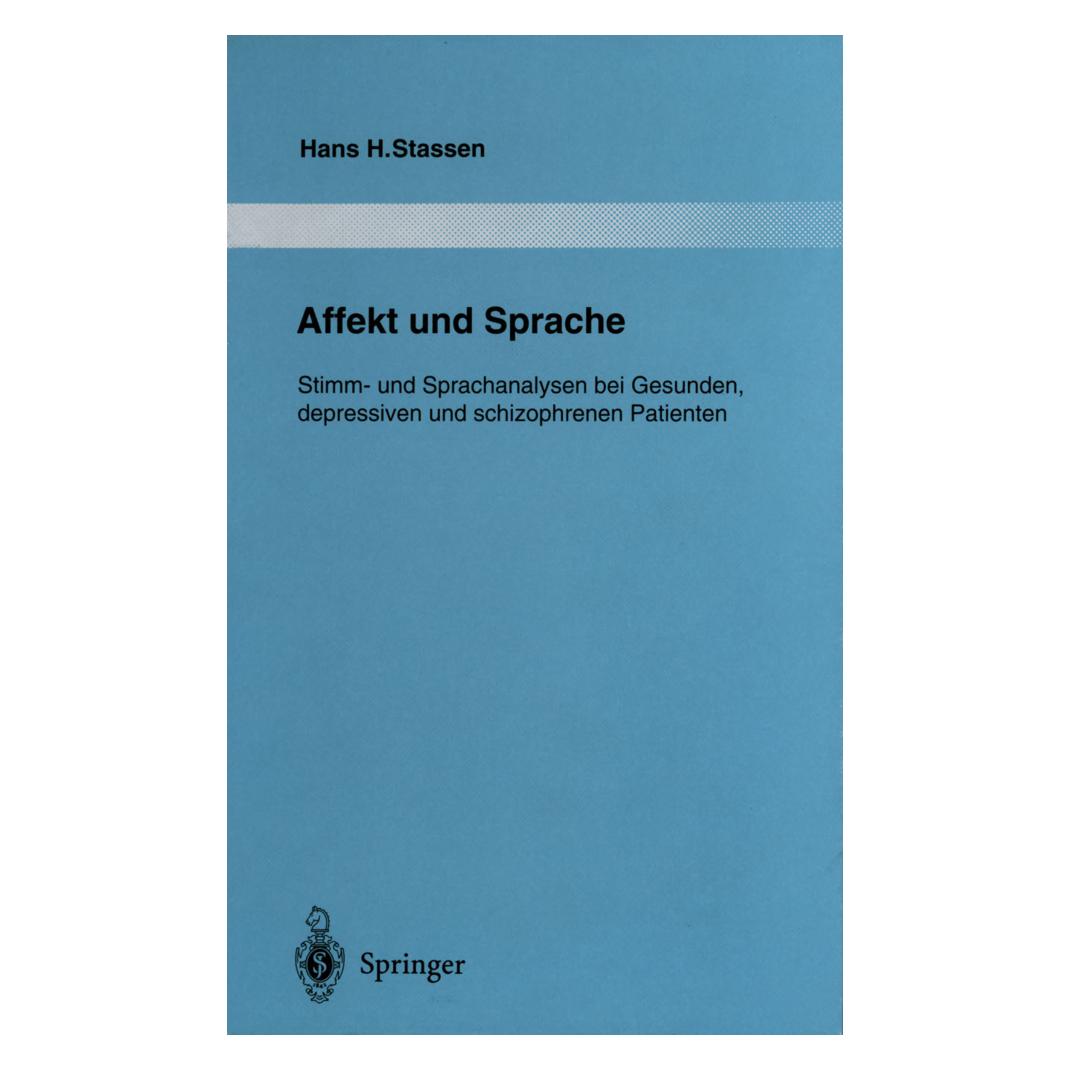 Springer Affekt und Sprache (Deutsch, Softcover, Hans H. Stassen) (35147132)