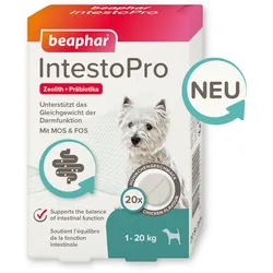 Beaphar IntestoPro Tabs für kleine Hunde - Unterstützt das Gleichgewicht der Darmfunktion - 20 Stück 20 St