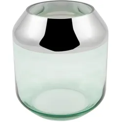 SMILLA Windlicht Glas 20,6 cm Grün