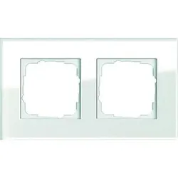 Rahmen 2f ws Esprit Glas geeignet für Unterputz-Installation