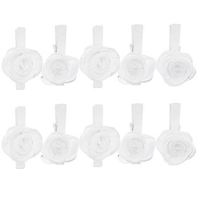 Clips Röschen, Weiß