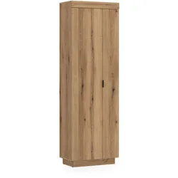 Garderobenschrank HARPER WILONA (BHT 62x198x40 cm) - braun - BHT 62x198x40 cm