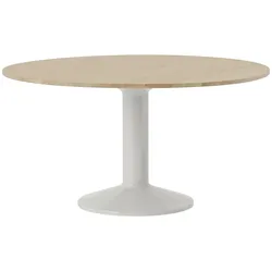 Muuto Midst Tisch, Ø 140 cm, eiche geölt / grau