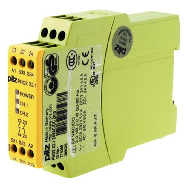 Pilz Not-Halt-Schaltgerät PNOZ X2.1 24VUC (PNOZ X2.1 24VAC/DC 2n/o)