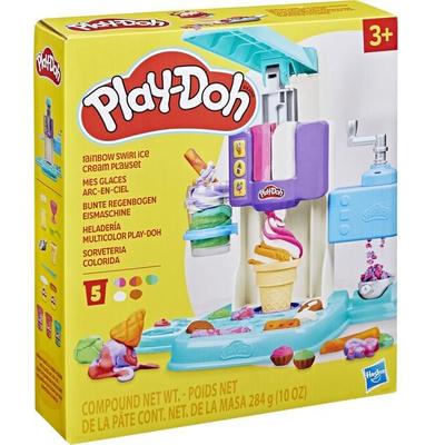 Hasbro G00285L0 - Play-Doh Bunte Regenbogen Eismaschine, Knete-Spielset