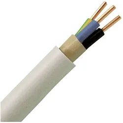 Kopp, Kabelleitung, Mantelleitung NYM-J 3 G 1.50 m (25 m)