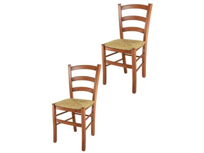 Chaise du Design - Tommychairs - Set de 2 chaises Venice - Structure en Bois - Coleur Cerisier
