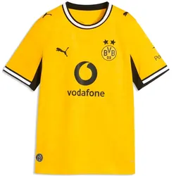 BVB Kinderfußballshirt Heimtrikot Replica 2026/2027, Borussia Dortmund Heimtrikot mit dryCELL für junge Fans - gelb / 128