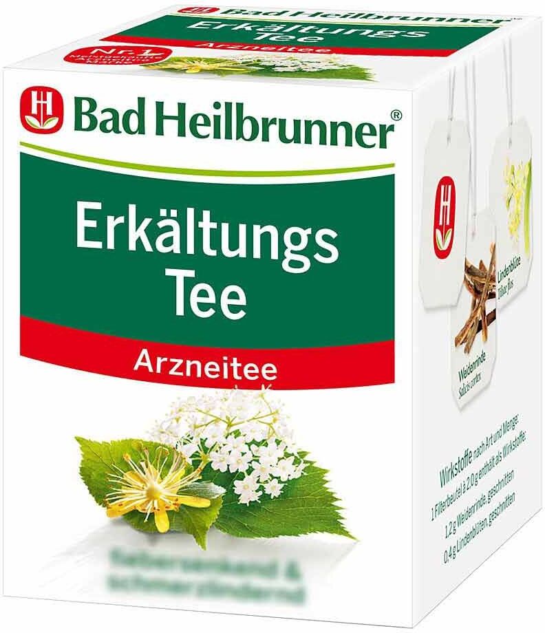 Bad Heilbrunner Erkältungs Tee N 8X2.0g