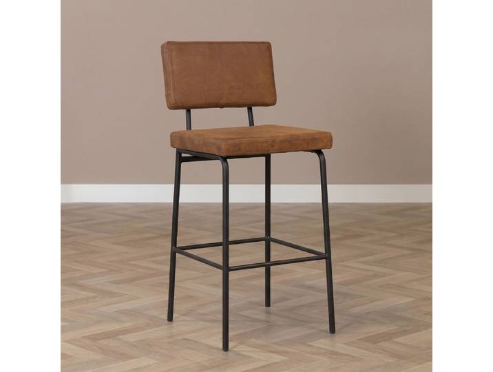 Bronx71 Barhocker Espen Eco-Leder cognac 64 - 77 cm