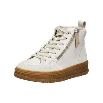 Sneaker PAUL GREEN "Paul Green Sneaker Leder", Damen, Gr. 40, weiß, Leder, Schuhe Sneaker
