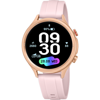 Smartwatch LOTUS "Smartwatch", hellrosa, hellrosa, Smartwatches, Damen, Smartwatch, Armbanduhr,Damenuhr,Bluetooth,Steuerung der Smartphone-Kamera,Wecker