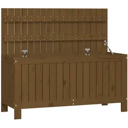 Helloshop26 - Gartenaufbewahrungsbox 108 x 42,5 x 54 cm honigbraunes Kiefernholz