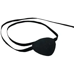 Augenklappe mit Bindeband schwarz 1 St