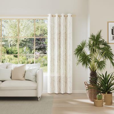 Vorhang NEUTEX FOR YOU "SIMPLY", orange, B:152cm H:245cm, Polyester, Gardinen, Druckstoff mit Grafikdesign