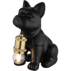 Tischleuchte Carlos Schwarz/Kupfer max. 60 Watt
