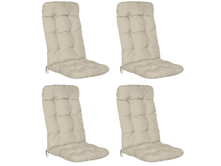 HOCHLEHNERAUFLAGE Flair HL 120/50/8cm Natur (4tlg)