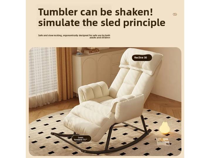 Paresseux chaise à bascule maison rétro balcon loisirs pliant inclinable chaise canapé chaise chambre personne seule peut s'asseoir et s'allonger