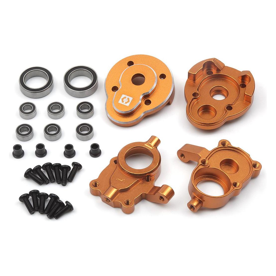 HPI Aluminium-Portal-Lenkspindelsatz (orange) (HPI161160)