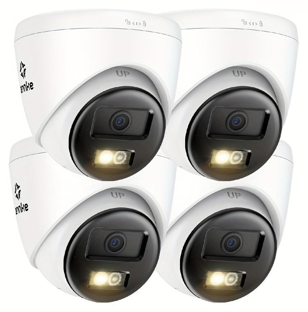 Selius Complete Beveiligingsset met 4-kanaals DVR en CCTV Videobewakingscamera's