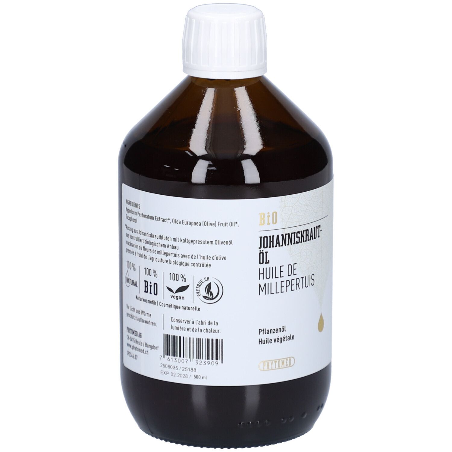 Phytomed Johanniskrautöl Bio 500 ml Ätherisches Öl