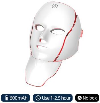 Handpicked Choices 7 Color LED Light Therapy Mask Face And Neck Red Light Therapy Mask For Skin Rejuvenation Anti Aging no Box 600mah