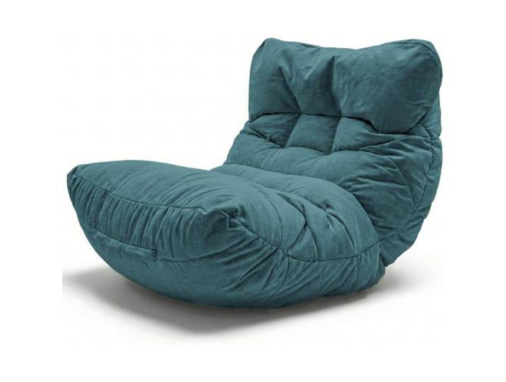 Aiire Pouf Géant XXL Fauteuil Salon Moderne avec Remplissage Vert