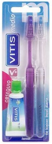Vitis Medium adult toothbrush 2-pack Medium