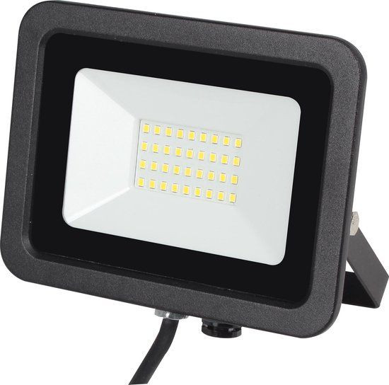RELED LED Schijnwerper 50W 4500lm 4000K IP65 Zwart 230V