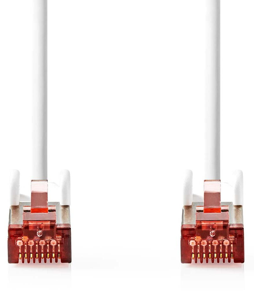 Nedis Netwerkkabel CAT6 S/FTP RJ45 naar RJ45 Wit 1,0 meter