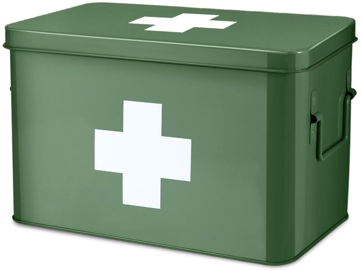 Solidchoice Medicijnkastje met afneembare tray en 5 compartimenten