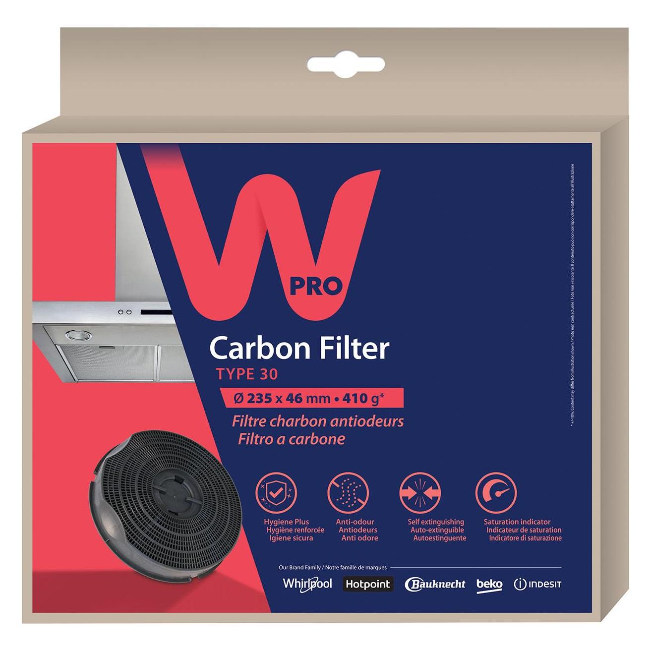 WPRO Filtre Charbon Type 30 (484000008609)