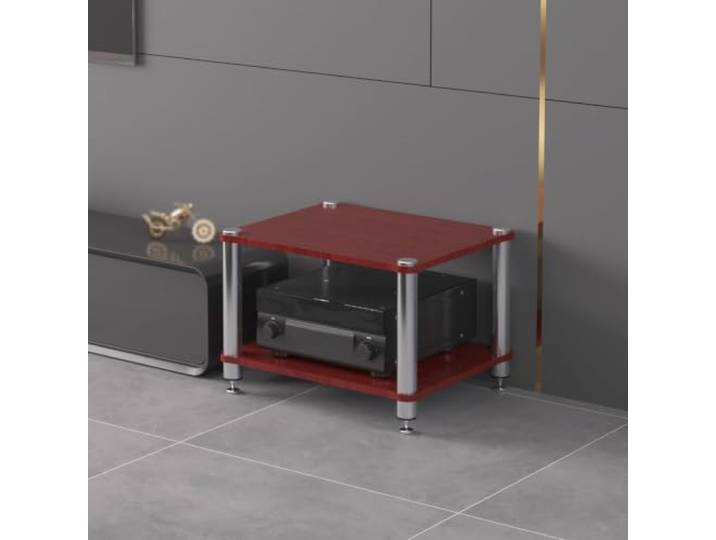 ZSCNYHMT Audio Rack, Stereo-Schrank Mit Edelstahlrahmen Und Ablagen Mehrschichtige regale, verstärkeraufbewahrung, player-organisation, stabiles design, für audio innenräume(C,2-tier)