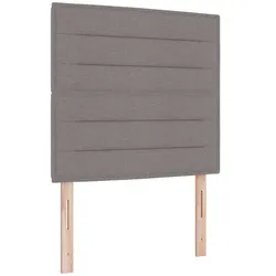 vidaXL Kopfteil mit Kopfteil Taupe 100 cm Kunstleder