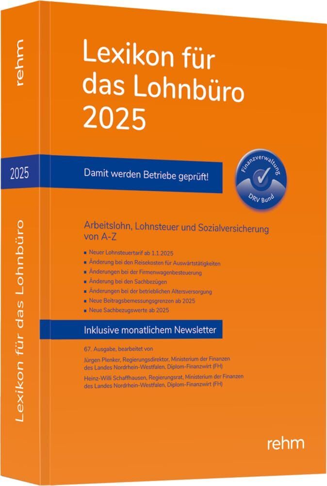 Wolfgang Schönfeld - Lexikon für das Lohnbüro 2025 - Preis vom 16.10.2026 11:41:07 h