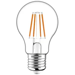 LED Filament Leuchtmittel - Glühlampe A60 E27 4.5W 470lm 2700K Klar n.dimmbar