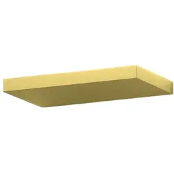 Gea Luce YOANA A/P – 15 W 1500 lm 3000 K LED-Wandleuchte, dimmbar mit Phasenabschnittsregelung und Druckknopf, in Messingoptik und opalem Methacrylat – Gealuce