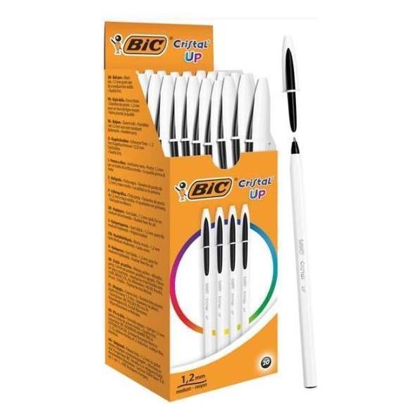Bic Kugelschreiber Cristal Up, Strichfarbe schwarz, 20 Stck (20x) (949880)